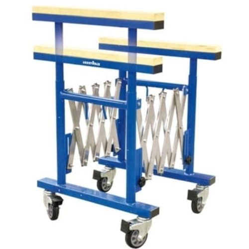 Angled view Weha Expandable Scissor Table