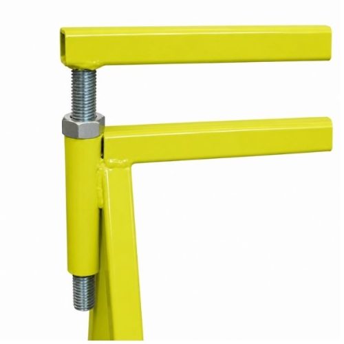 Close-up Weha Fabrication Stand support section