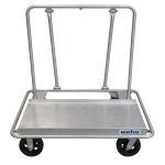 Front view Weha Galvanized Shop Cart Broken Down