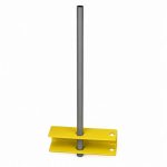 Weha Grey Replacement Pole for Remnant Rack application setup on a remnant rack