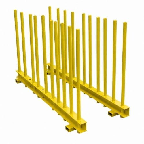 Angled view Weha Heavy Duty Remnant Stone Rack