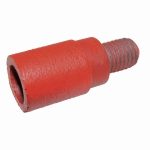 Angled view Weha Incremental Quartzite Radial Arm Finger Tip Reverse showing tool prile and finger tip shape