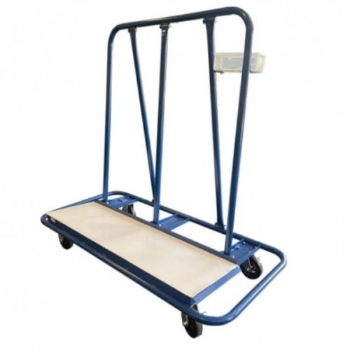Angle view Weha Large Heavy Duty Shop Cart Drywall