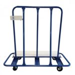 Rear view Weha Large Heavy Duty Shop Cart Drywall