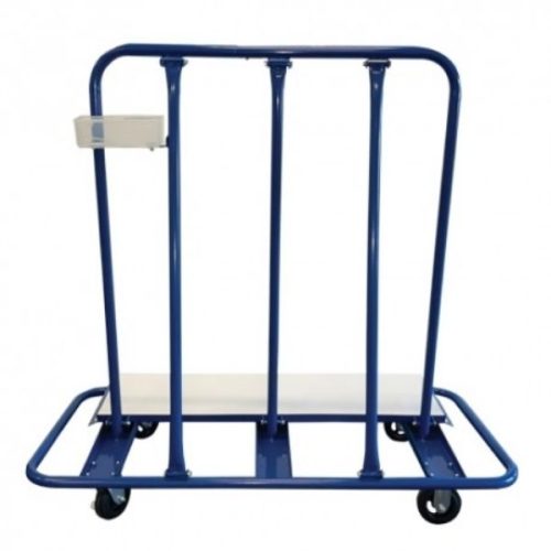 Rear view Weha Large Heavy Duty Shop Cart Drywall