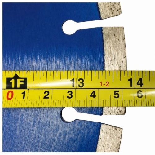 Dimension diagram for Weha Low Horse Power Bridge Saw Blade