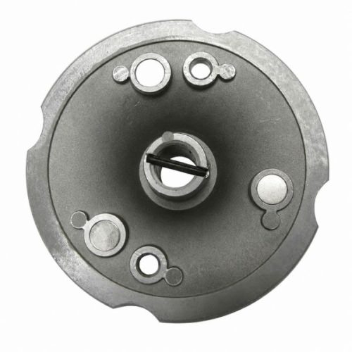 Front view Weha 4″ Magnetic Quick Connect Back Up Pad Holder showing circular pad face and central mount