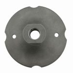Rear view Weha 4″ Magnetic Quick Connect Back Up Pad Holder showing back mount and attachment side