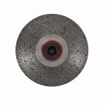 Top view Weha Ogee F20 Graphite Router Bit Pos 1 showing prile shape and center bore