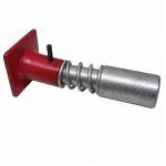 Angled view Weha Red Boom Knob