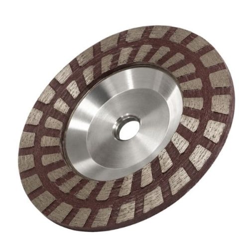 Angled view Weha Resin Turbo Cupwheel with resin turbo grinding surface