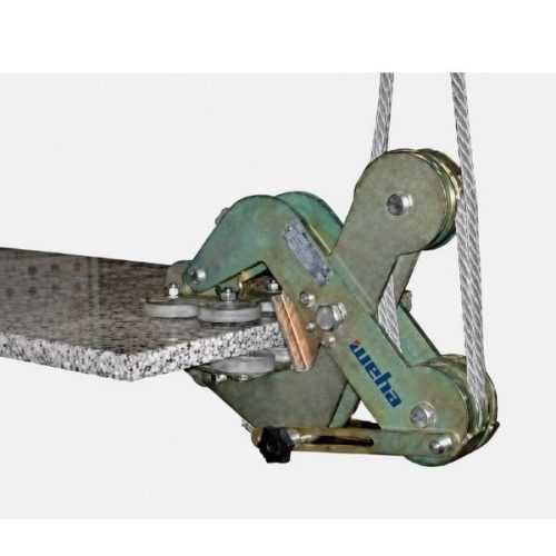 Weha Riba 1 Cable Lifter positioned for stone slab handling