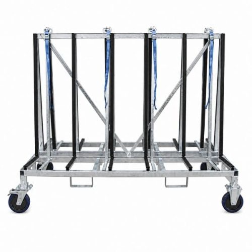 Front view Weha Small A-Frame Cart Double Sided