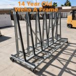 Gallery view Weha Small A-Frame Cart Double Sided