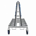 Side view Weha Small A-Frame Cart Double Sided