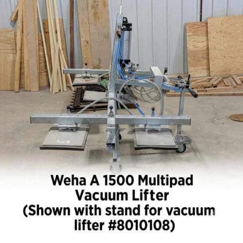 Weha stand for A1500 vacuum lifter side view