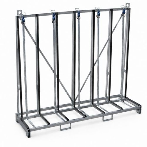 Angled view showing Weha X-Large Single Side A-Frame Cart