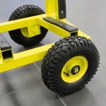 Close-up Weha Yellow Shop and Install Buggy