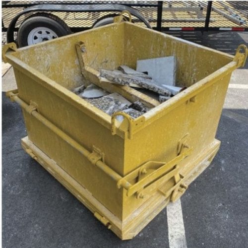 Top view Weha Yellow Waste Container