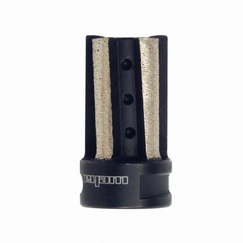 Front view Weha Zero Tolerance Drum Non Resin Filled Coarse showing cylindrical prile and cutting rim