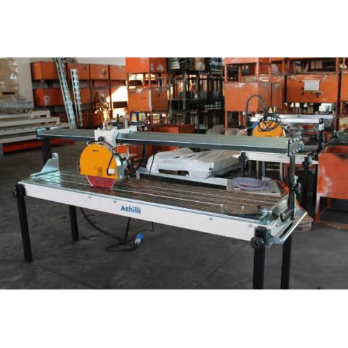 Achilli TAG 130 portable wet bridge saw for stone and tile cutting - Imagen Gallery 4