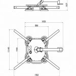 Aardwolf DC Powered Vacuum Glass Lifter ARGL-500DC dimensional diagram