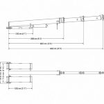 Aardwolf klift Jib FB4-4800 dimensional diagram