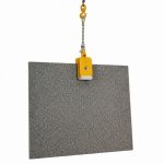 Worker using Aardwolf Lifter 30 Auto-Lock AL30A to lift a stone slab