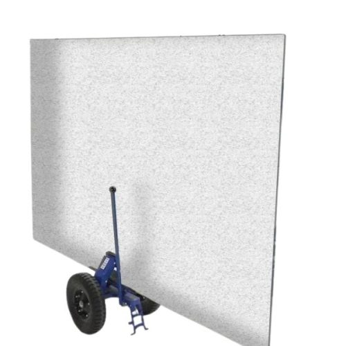 Aardwolf Self Locking Trolley SL-155 in use transporting slab material
