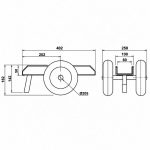 Aardwolf Slab Trolley dimensions measurement labels