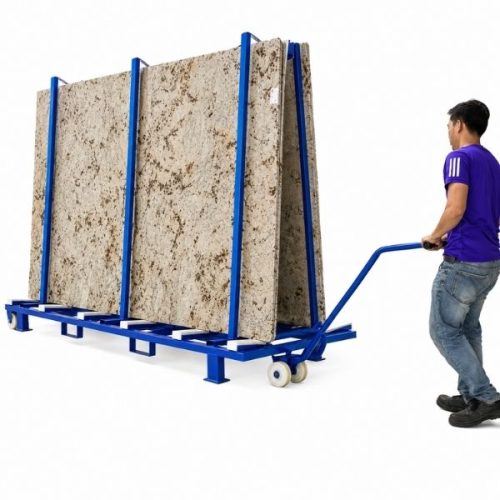 Aardwolf Transport Frame TF3050H in use transporting slab material