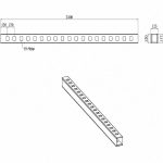 Aardwolf Work Shop Rack 2.44m dimensional diagram