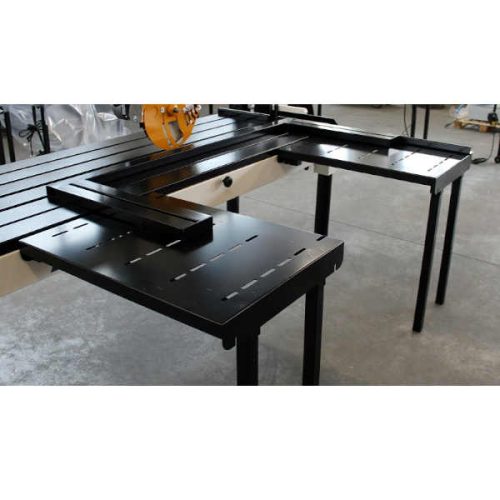 Achilli side extension table for AFR 800mm x 430mm supporting stone fabrication