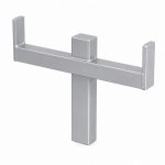 Angled view GROVES Backsplash Bracket