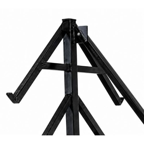 Close-up GROVES Display Rack DR-8 frame and ledge details