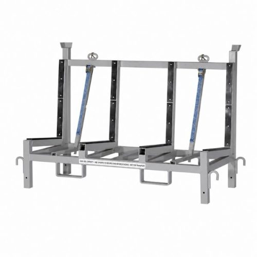 GROVES Stacking Rack gallery view upright supports and hold-down straps