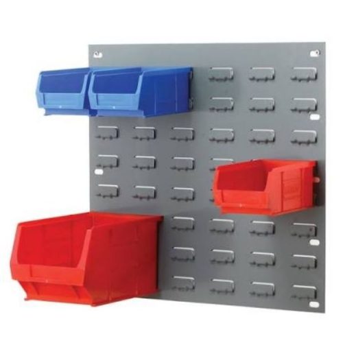 Application view GROVES Tool Storage System Louvered Panel mounting bar