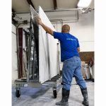 Groves Transport Rack TR-10 in use transporting stone slabs
