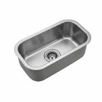 Small Single Bowl Kitchen Sink 18 Gauge angle view