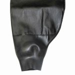 Weha Black Rubber Sleeve Protectors detail wrist cuff and adjustable strap