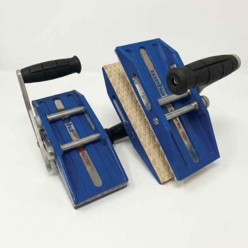 Weha Gecko Double Handle Carry Clamp White Rubber angle view