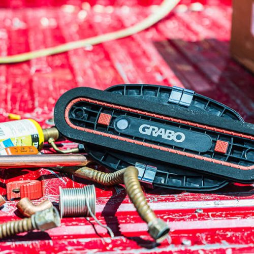 GRABO Slender Seal narrow profile vacuum attachment for handling plank tiles and thin materials - Imagen Gallery 3