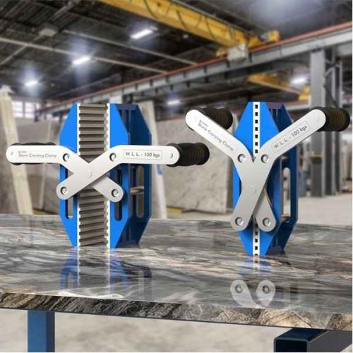 Aardwolf Carry Clamp for Sheet Material SCC06 in use