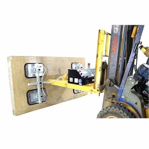 Aardwolf Fork Mounted Vacuum Lifting Attachment FMVLA in use