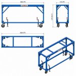 Aardwolf Premium Fabrication Table dimensions measurement labels