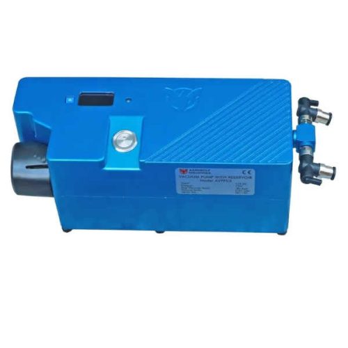 Aardwolf vacuum pump and reservoir assembly for BOSS stone and glass seam setter