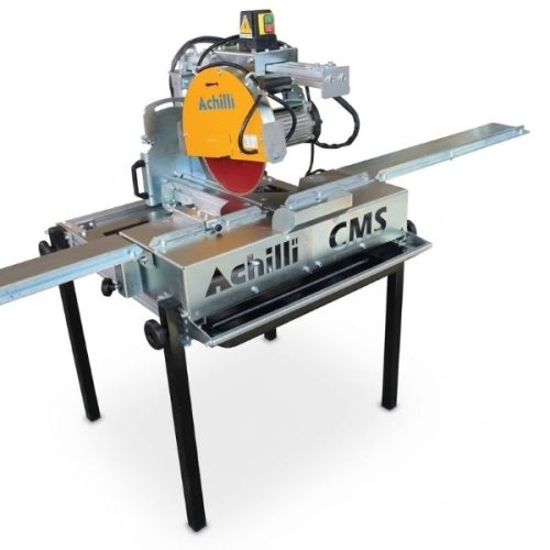 Achilli CMS Compound Miter Saw 230V 3HP with sliding rail and support stand