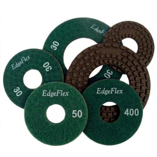 Blue Star Diamond EdgeFlex flexible grinding disc for concrete edge polishing