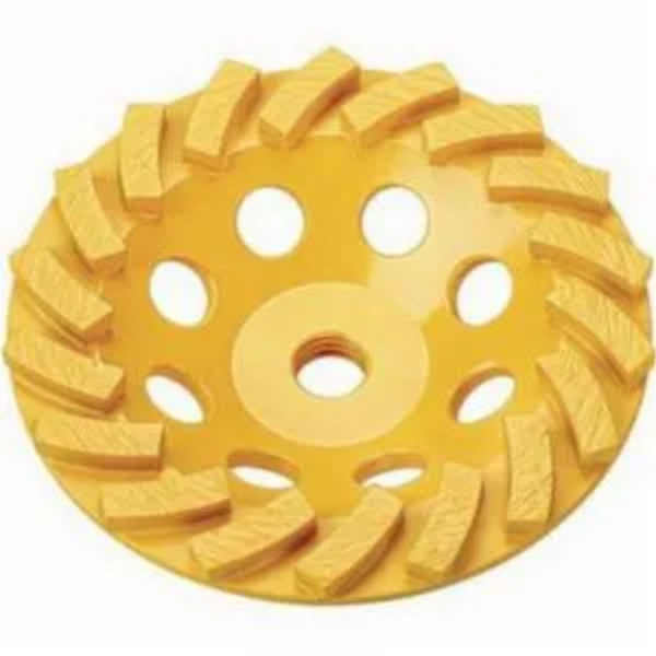 DeWalt 5-inch 12,200 RPM turbo diamond cup wheel for masonry grinding