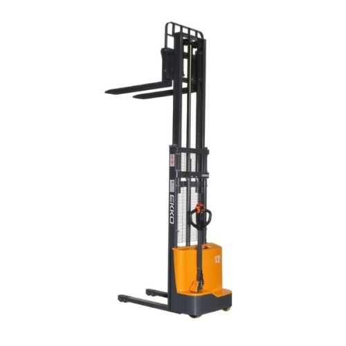 EKKO EB13CD Electric Fork Over Stacker angle view
